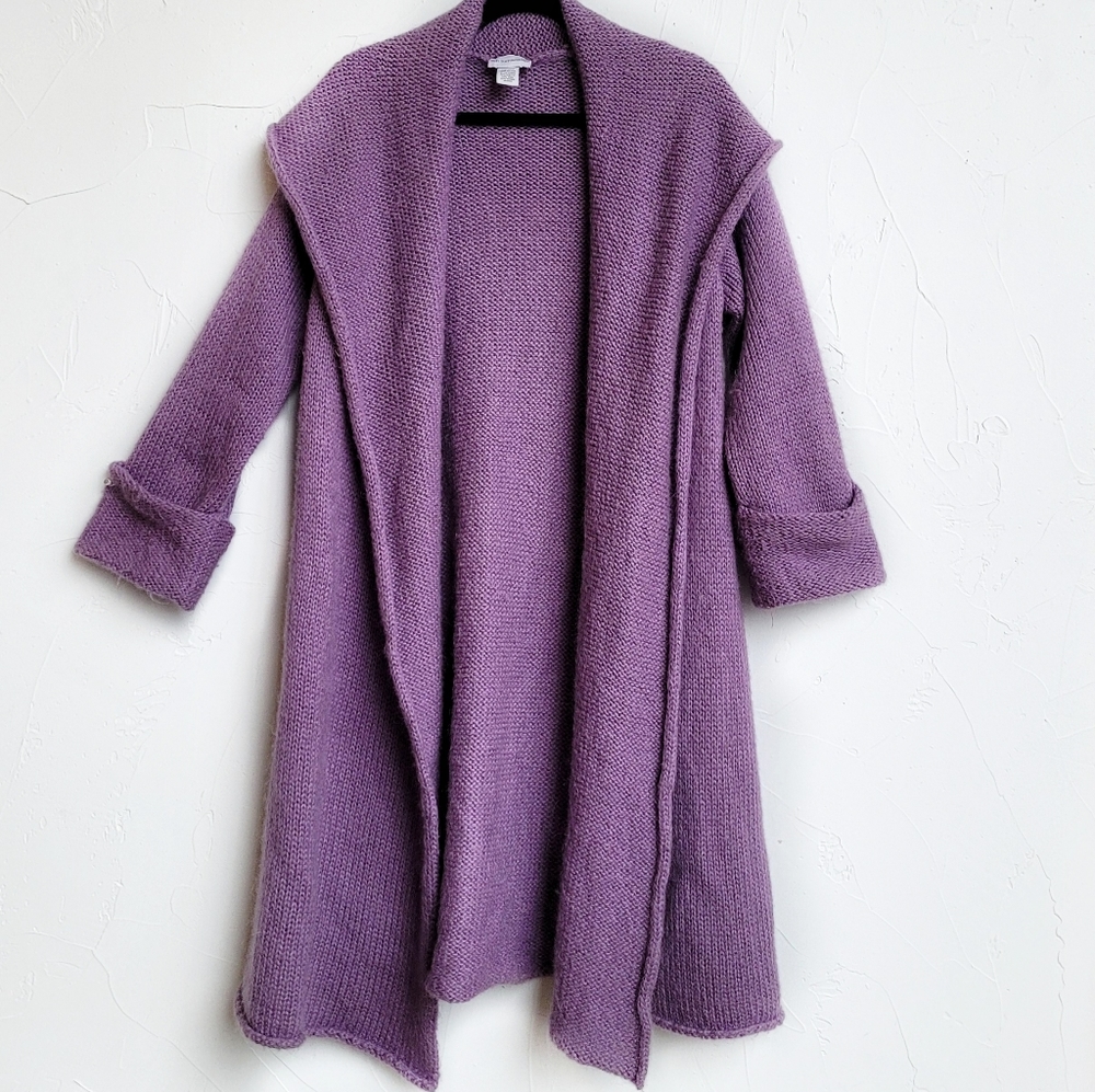 Soft Surroundings Wool & Mohair Duster Cardigan